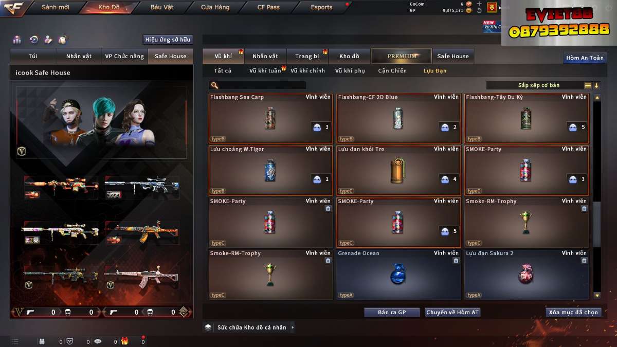 shop acc cf uy tin gia re
